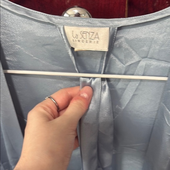 Women's Light Blue Kimono Jacket - Picture 3 of 5